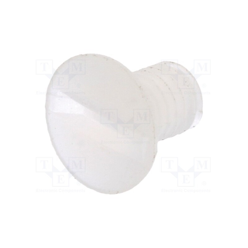 10 pcs x DREMEC - 8G203M3X05 - Screw, M3x5, 0.5, Head: countersunk, slotted, 1mm, polyamide