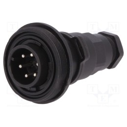 1 pcs x BULGIN - PX0740/P - Connector: circular, plug, male, PIN: 6, Standard Buccaneer®, IP68