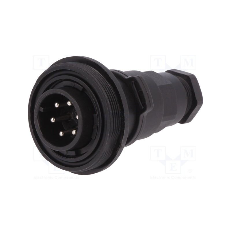 1 pcs x BULGIN - PX0740/P - Connector: circular, plug, male, PIN: 6, Standard Buccaneer®, IP68
