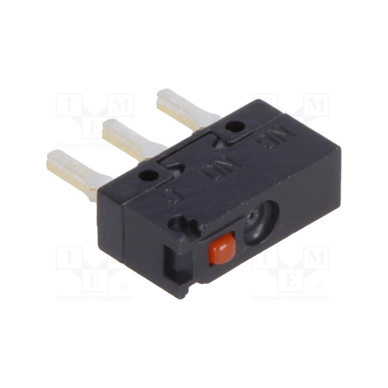 1 pcs x PANASONIC - AV440461 - Microswitch SNAP ACTION, 0.1A/30VDC, without lever, SPDT, Pos: 2