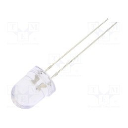 1 pcs x OPTOSUPPLY - OSRBP28131A - LED, 8mm, red/blue, 30°, Front: convex, 2.1÷2.6/2.9÷3.4V, -30÷85°C