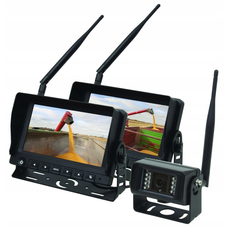 Wireless camera system with 2 monitors 7