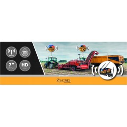 Wireless camera system with 2 monitors 7