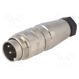 1 pcs x AMPHENOL - C09131H0041002U - Connector: M16, plug, male, soldering, for cable, PIN: 4, 5A, 300V