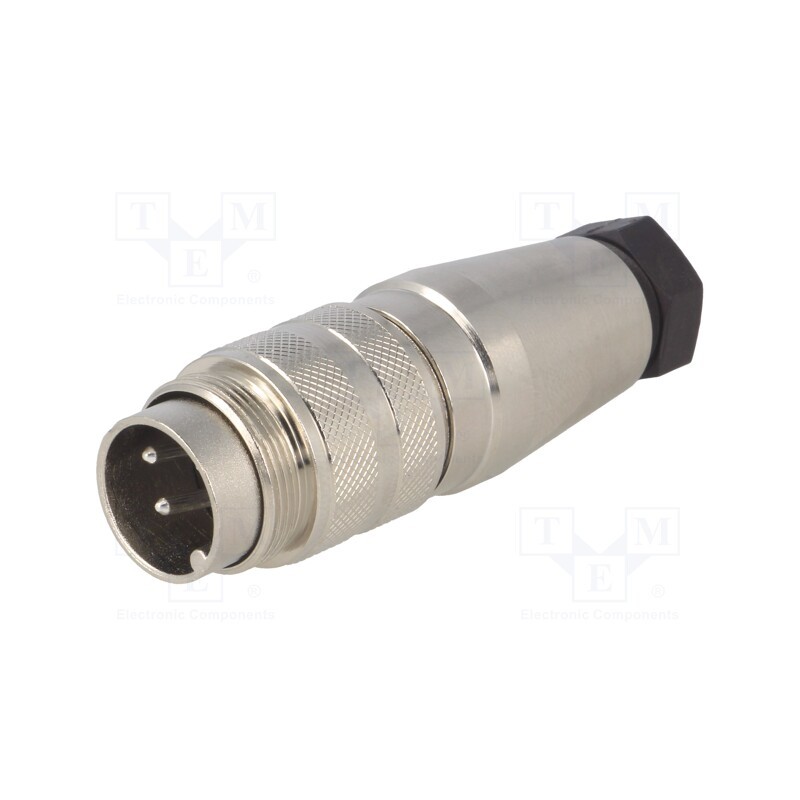 1 pcs x AMPHENOL - C09131H0041002U - Connector: M16, plug, male, soldering, for cable, PIN: 4, 5A, 300V