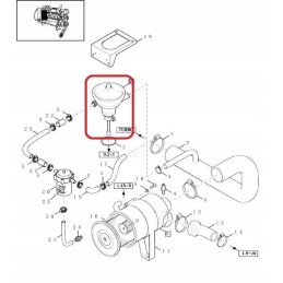 Oil separator new holland cx tx case ct 84012669 cnh