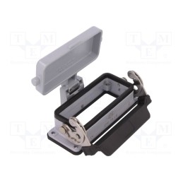 1 pcs x ILME - CHI 16 LS - Enclosure: for HDC connectors, C-TYPE, size 77.27, -40÷125°C