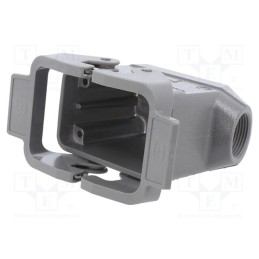 1 pcs x HARTING - 9300101531 - Han B Hood Side Entry LC 2 Levers PG 16