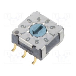 1 pcs x SUNGMUN ELECTRONICS - MADR-10S - Encoding switch, DEC/BCD, Pos: 10, SMT, Rcont max: 80mΩ, M
