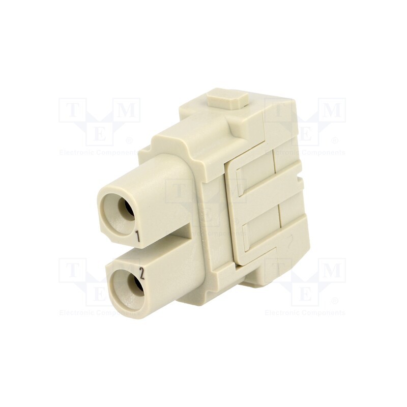 1 pcs x HARTING - 9140022701 - Connector: HDC, module, female, Han-Modular®, PIN: 2, 40A, 1000V