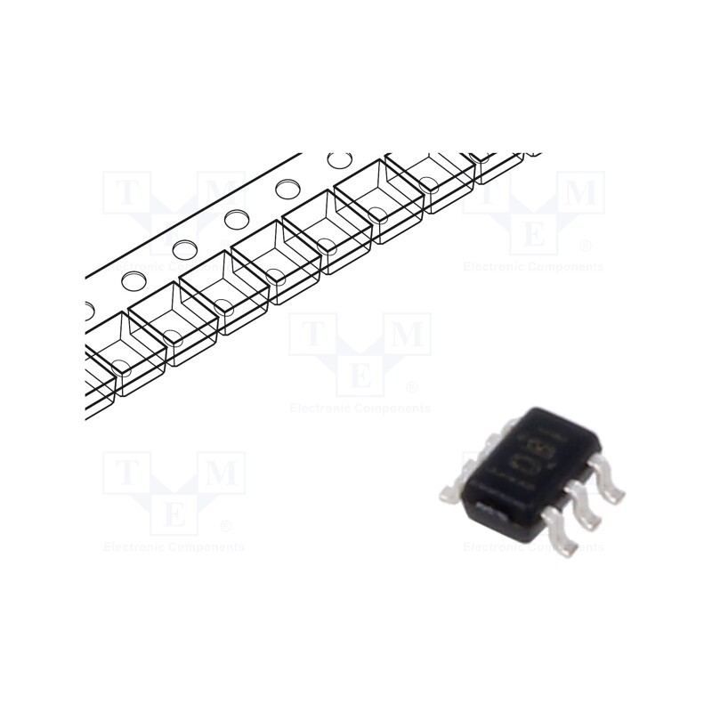 1 pcs x TEXAS INSTRUMENTS - INA199A3DCKR - IC: instrumentation amplifier, 14kHz, Ch: 1, Uoper: 2.7÷26V, SC70-6