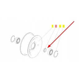 100031930 pulley bushing