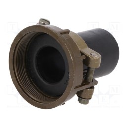 1 pcs x AMPHENOL - 97-3057-1020-1 - Cable hood and fastener, size 32, 97, zinc alloy, olive