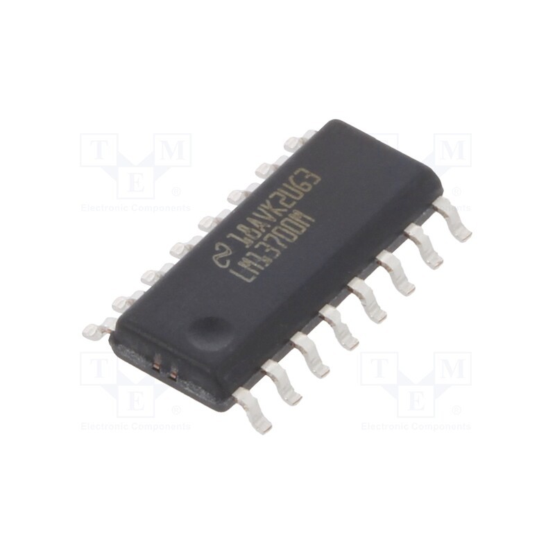 1 pcs x TEXAS INSTRUMENTS - LM13700M/NOPB - IC: operational amplifier, 2MHz, Ch: 2, SO16, ±5÷18VDC,10÷36VDC