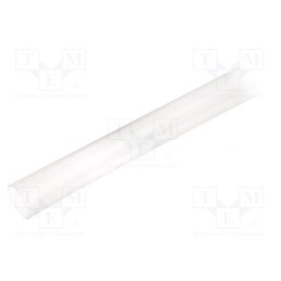 1 pcg x ALPHA WIRE - FIT2211/2 CLEAR 5X4 FT - Heat shrink sleeve, 2: 1, 12.7mm, L: 1.2m, transparent, polyolefine