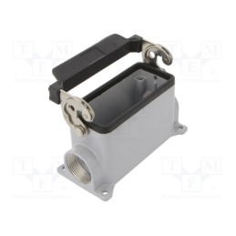 1 pcs x ILME - CHP 16 L2 - Enclosure: for HDC connectors, C-TYPE, size 77.27, Gland holes: 2