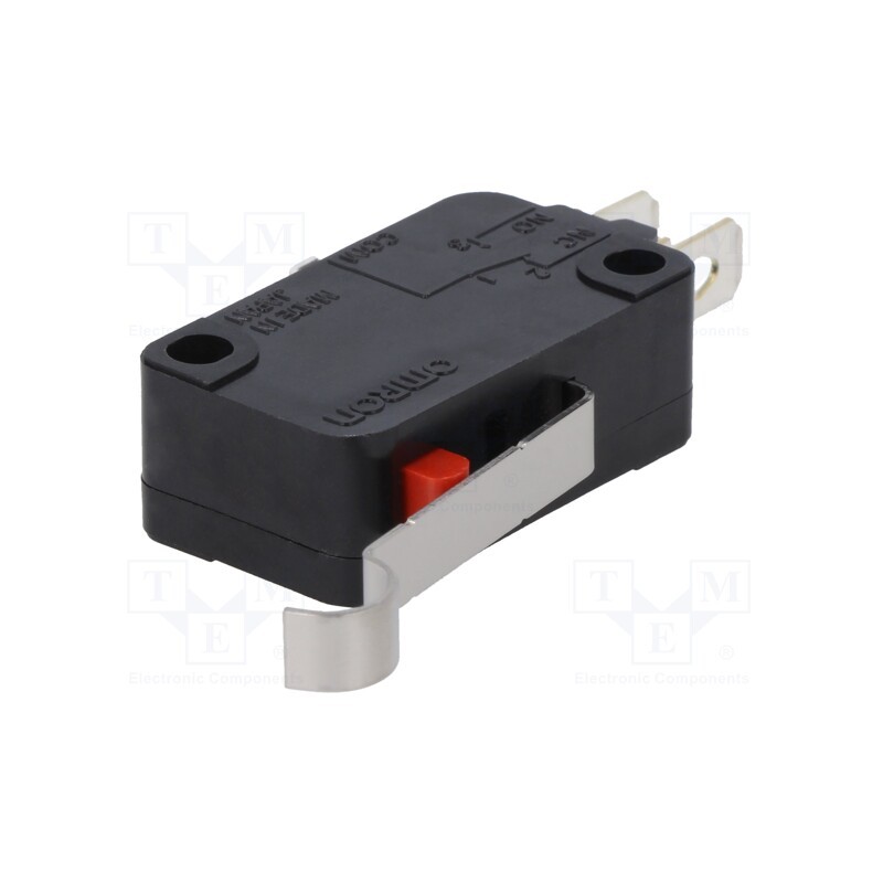 1 pcs x OMRON OCB - VX-54-1A3 - Microswitch SNAP ACTION, 5A/250VAC, SPDT, Rcont max: 30mΩ, Pos: 2