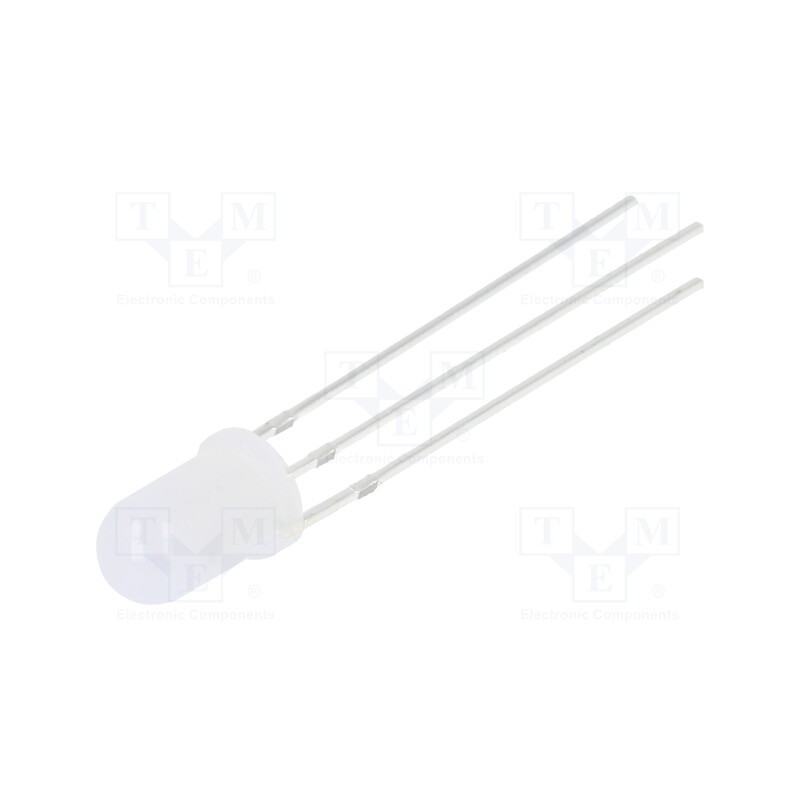 1 pcs x OPTOSUPPLY - OSRPMC5A52A-VV - LED, 5mm, red/green, 30°, Front: convex, 3÷15V, No.of term: 3, round