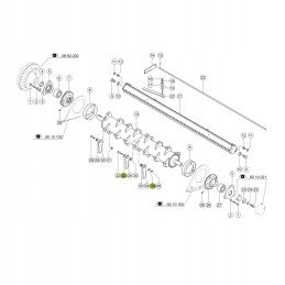 Claas forage harvester knife bush 755869 0 yg