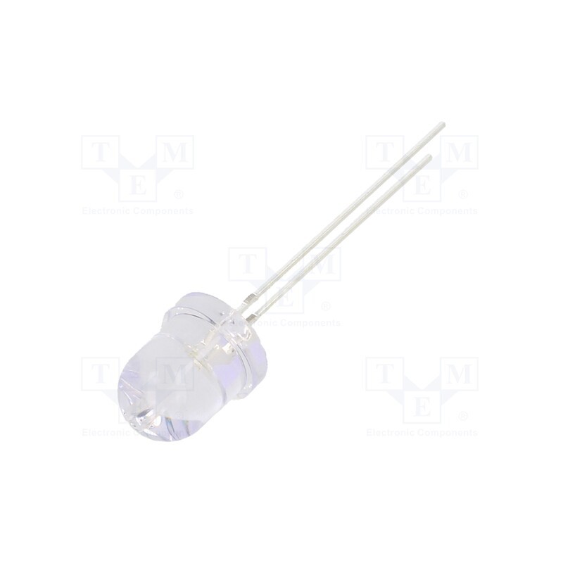 1 pcs x OPTOSUPPLY - OSPP928131A - LED, 7.8mm, green, 18000÷22000mcd, 30°, Front: convex, 2.9÷3.6V