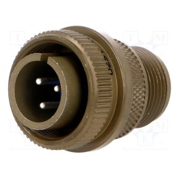1 pcs x AMPHENOL - 97-3106A-14S-7P - Connector: circular, size 14S, 97, aluminium alloy, olive, plug