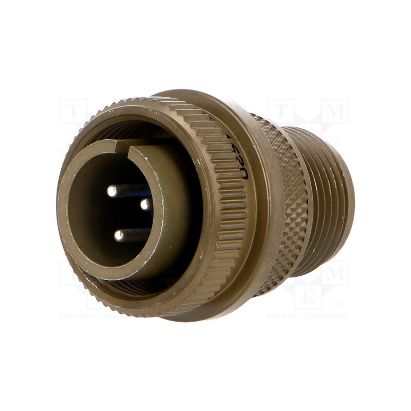 1 pcs x AMPHENOL - 97-3106A-14S-7P - Connector: circular, size 14S, 97, aluminium alloy, olive, plug
