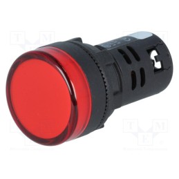 1 pcs x AUSPICIOUS - L22 24VDC R - Control lamp, 22mm, L22, -20÷60°C, Illumin: LED, 24VDC, Ø22.5mm