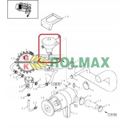 Oil separator new holland cx tx case ct 84012669