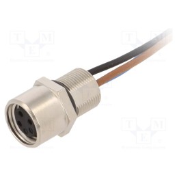 1 pcs x LAPP - 22260102 - Connector: M8, female, PIN: 3, for panel mounting,rear side nut