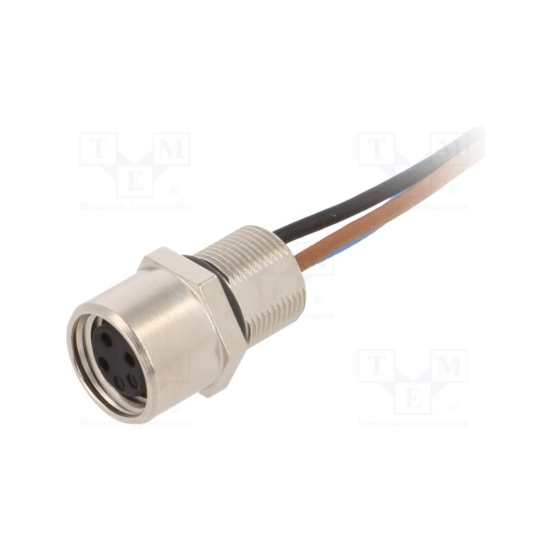 1 pcs x LAPP - 22260102 - Connector: M8, female, PIN: 3, for panel mounting,rear side nut