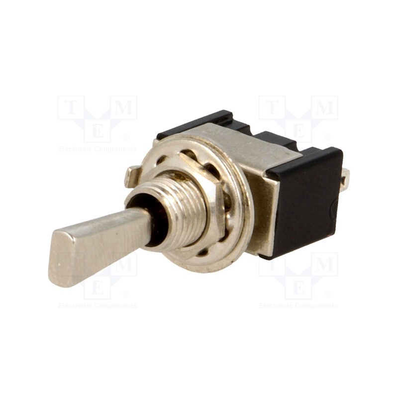 1 pcs x - TSM113F1 - Switch: toggle, Pos: 3, SP3T, ON-OFF-(ON), 3A/250VAC, -25÷85°C, 20mΩ