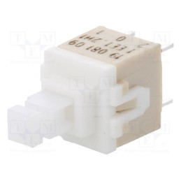 1 pcs x C&K - PVA1 EE H1 1.2N V2 - Switch: keypad, Pos: 2, DPST, 0.1A/32VDC, white, none, THT, 1.2N, PVA