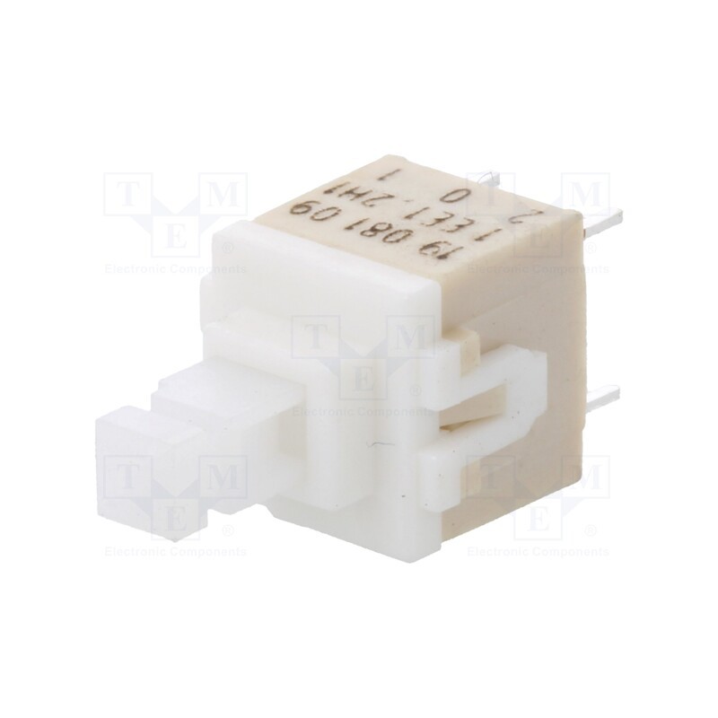 1 pcs x C&K - PVA1 EE H1 1.2N V2 - Switch: keypad, Pos: 2, DPST, 0.1A/32VDC, white, none, THT, 1.2N, PVA