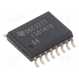 1 pcs x TEXAS INSTRUMENTS - ISO1410DW - IC: interface, transceiver, half duplex,Profibus,RS422,RS485