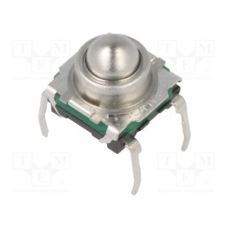 1 pcs x C&K - KSJ0M211 80SH LFTR - Microswitch TACT, SPST-NO, Pos: 2, 0.05A/32VDC, THT, none, 2N, IP60
