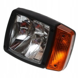 Front road lamp with bulbs jcb 3cx 4cx 700 50055