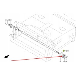 684596 1 bearing with housing peb 208 2s