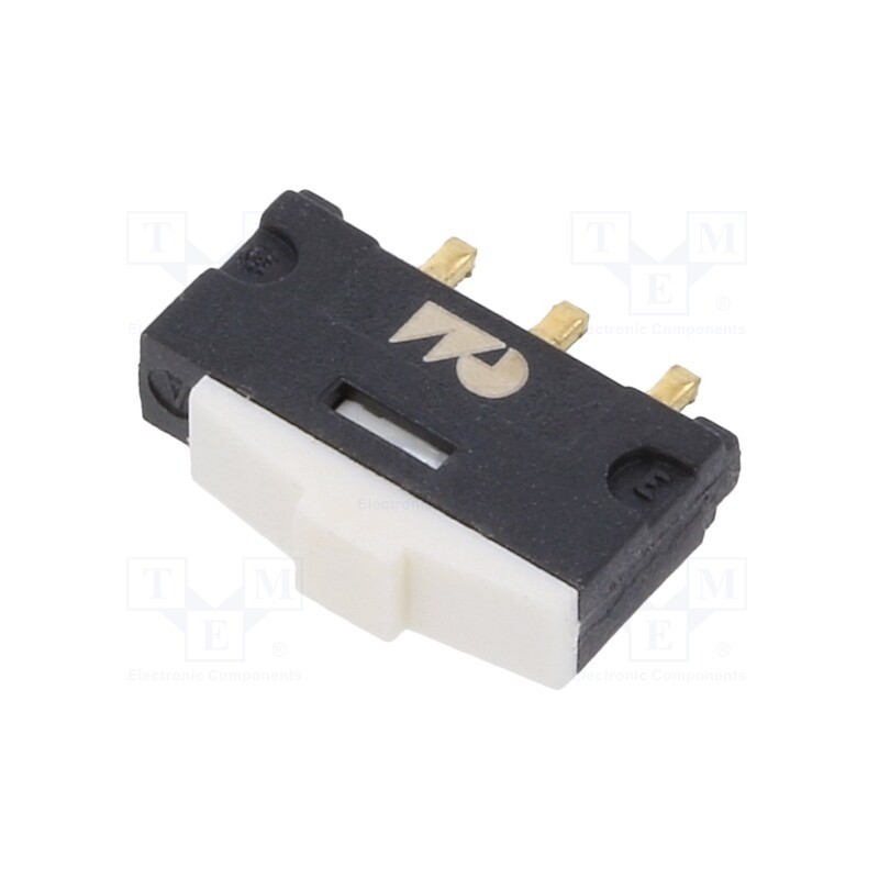 1 pcs x PTR HARTMANN - SR254SRT - Switch: slide, Pos: 2, 500mA/24VDC, SMD, -40÷105°C, Rinsul min: 1GΩ