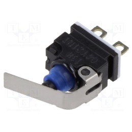 1 pcs x OMRON OCB - D2GW-A13H BY OMR - Microswitch SNAP ACTION, 0.01A/13.5VDC, with lever, SPST-NO