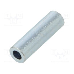 10 pcs x DREMEC - 326/3,2X20 - Spacer sleeve, 20mm, cylindrical, steel, zinc, Out.diam: 6mm