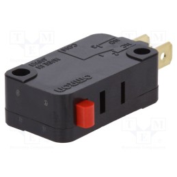 1 pcs x OMRON OCB - VX-5-1C23 - Microswitch SNAP ACTION, 5A/250VAC, without lever, SPDT, ON-(ON)