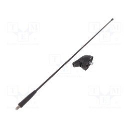 1 pcs x CALEARO - 7657009 - Antenna, car top, 0.41m, AM,FM, Ford, Rod inclination: regulated