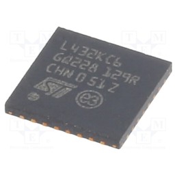 1 pcs x STMicroelectronics - STM32L432KCU6 - IC: ARM microcontroller, 80MHz, UFQFPN32, 1.71÷3.6VDC, 256kBFLASH