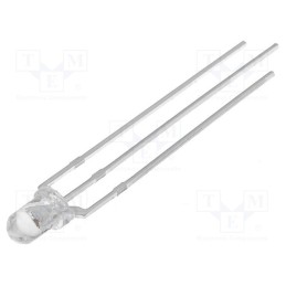 1 pcs x OPTOSUPPLY - OSYBMC3131A - LED, 3mm, blue/yellow, 30°, Front: convex, 1.8÷2.4/2.9÷3.6V, round