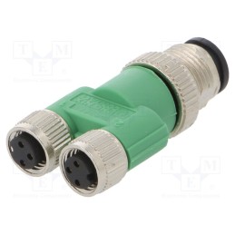 1 pcs x PHOENIX CONTACT - SAC-3P-M12Y/2XM 8FS 1683471 - Splitter, M12 male,M8 female x2, A code-DeviceNet / CANopen