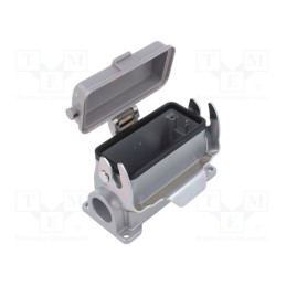 1 pcs x AMPHENOL - C14610F0168061 - Enclosure: for HDC connectors, C146, size E16, with latch, PG21