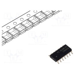 3 pcs x TEXAS INSTRUMENTS - LM224ADR - IC: operational amplifier, 1.2MHz, Ch: 4, SO14, ±1.5÷15VDC,3÷30VDC