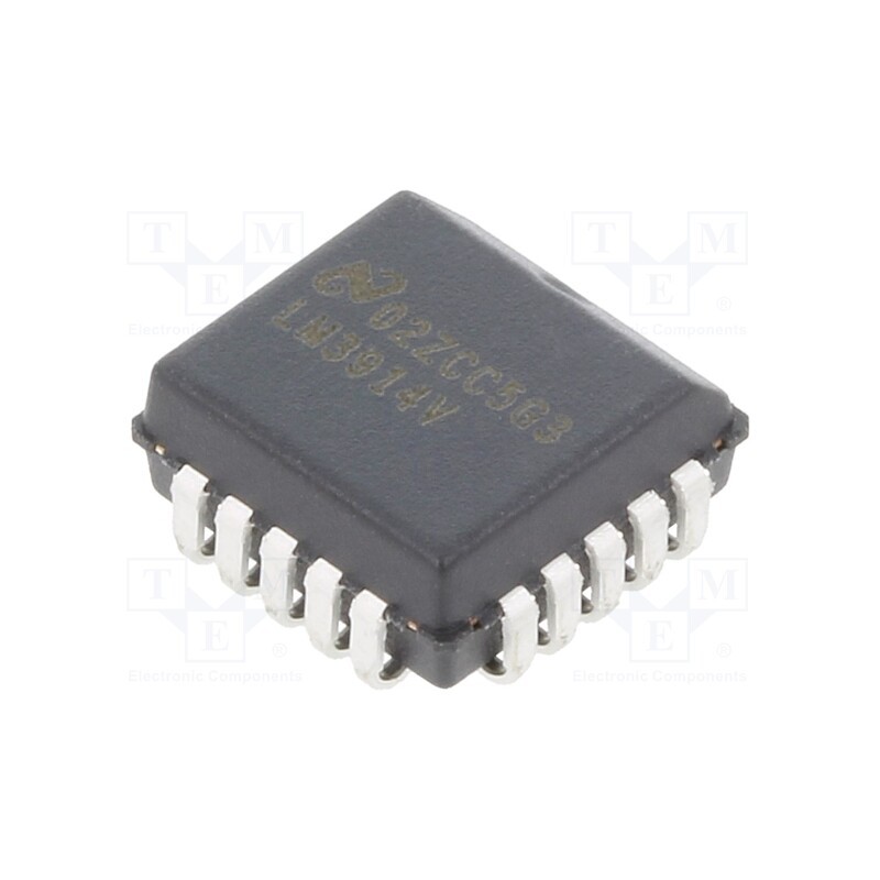 1 pcs x TEXAS INSTRUMENTS - LM3914V/NOPB - IC: driver, display controller, PLCC20, 30mA, 1.35÷25VDC
