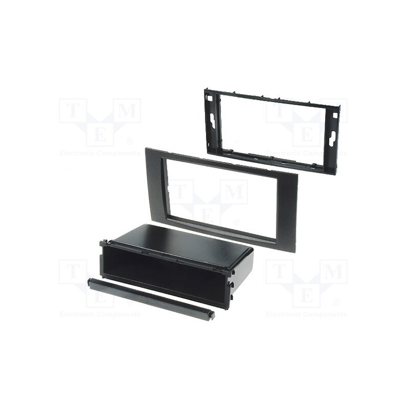 1 pcs x ACV - 281114-08-1-0 - Radio frame, Ford, 2 DIN, black