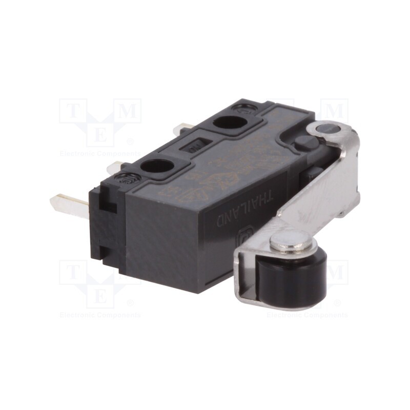 1 pcs x PANASONIC - AVL34553 - Microswitch SNAP ACTION, 5A/250VAC, 5A/30VDC, SPDT, ON-(ON), IP40